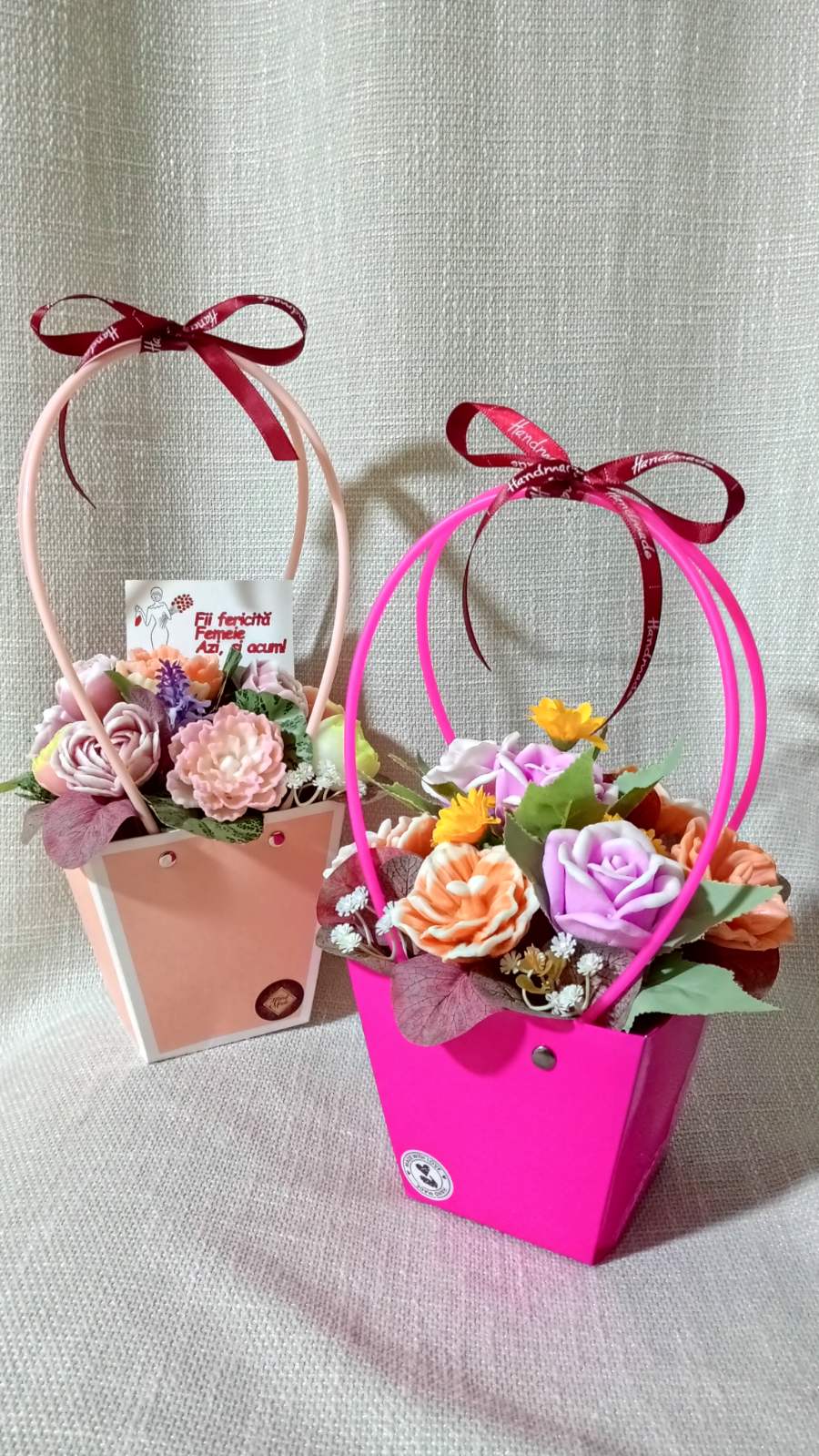 Cosulețc cu flori din săpun 2