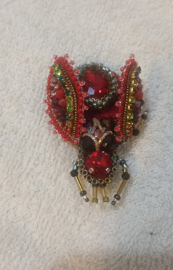 Broșă „Gândac” 10