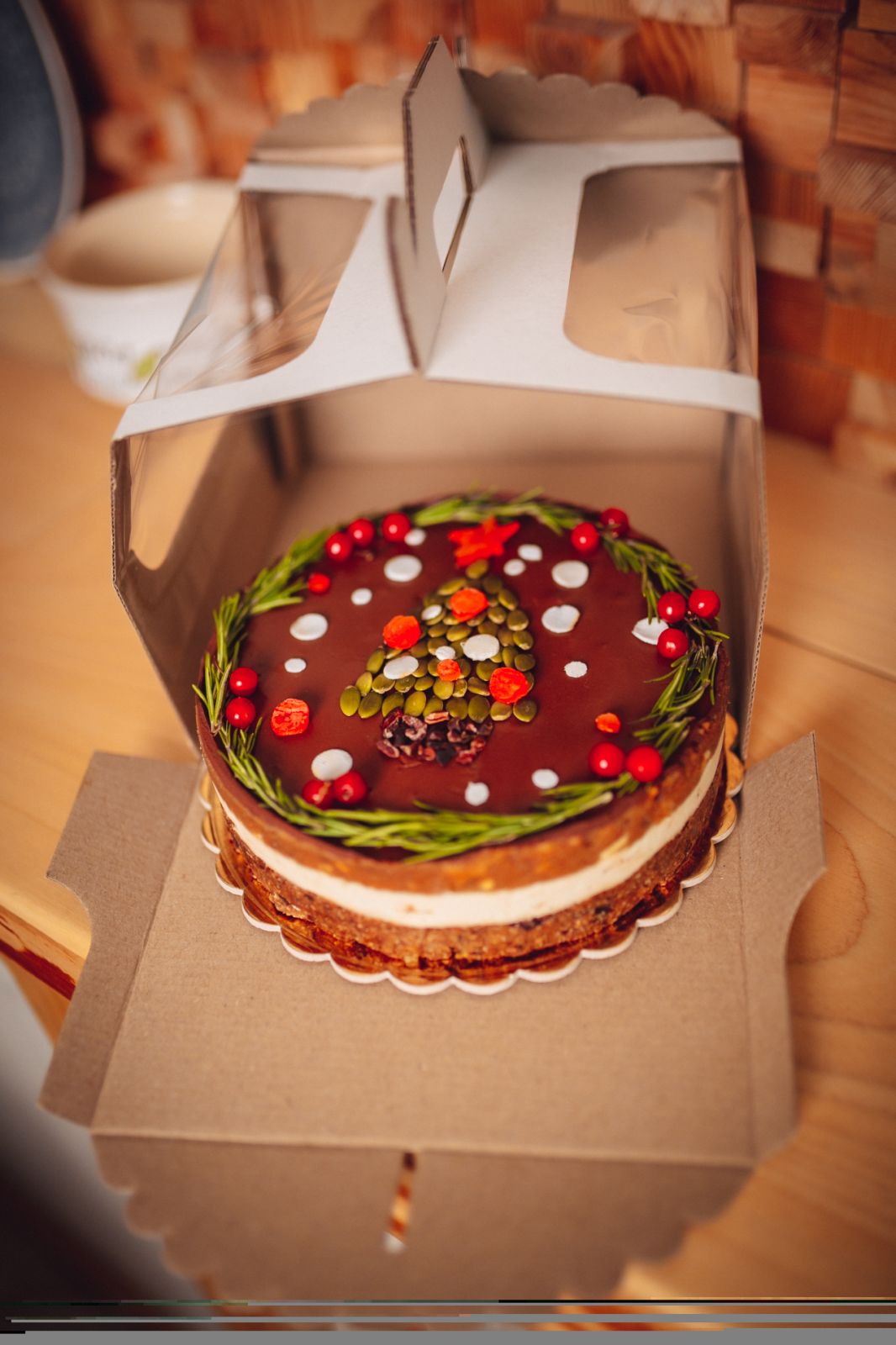 Snickers raw vegan, gust de sărbători